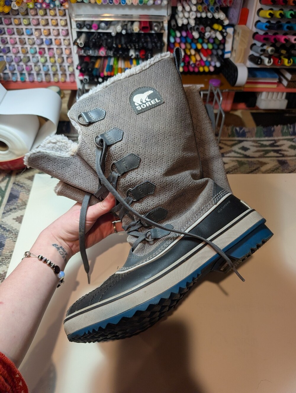 Sorel Women's Grey Snow Boots